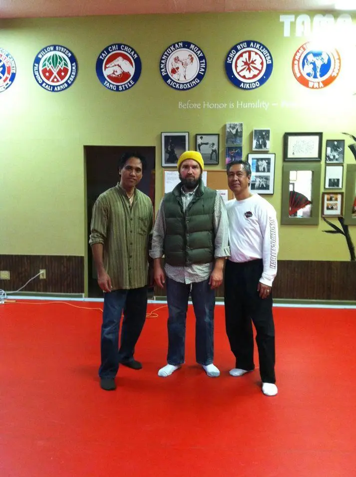 Dr. Micah Naziri with teachers at TAMA Martial Arts